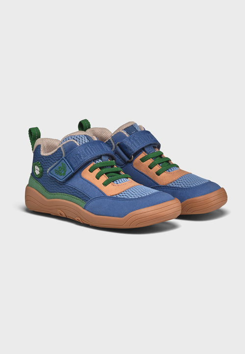 Affenzahn sneaker - Vegan Cheerly Paradise Bird - Blå/grøn/orange