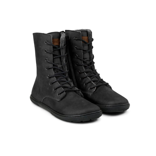 Koel Shoes Faro Vinterstøvle - Læder og Lammeskind - Sort
