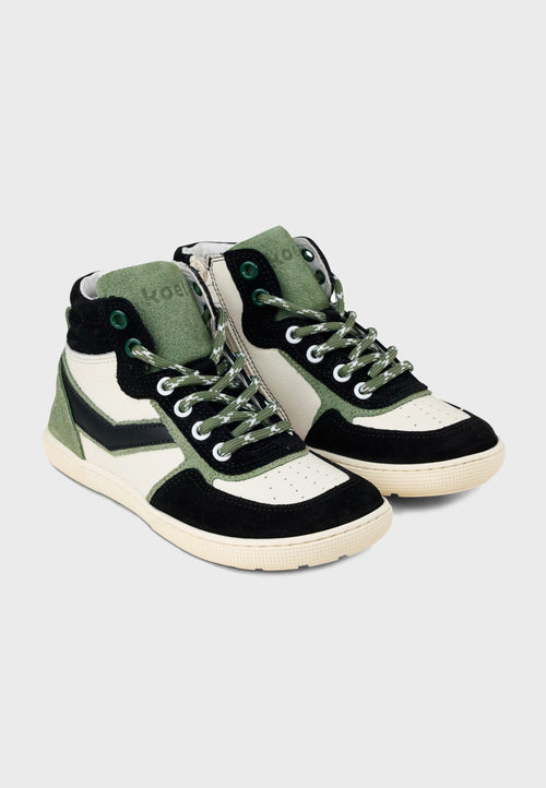 Koel Shoes Danish high-cut sneaker - Læder Basketstøvle - Grøn/Sort