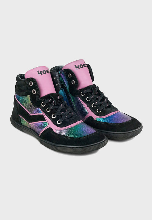 Koel Shoes Danish high-cut sneaker - Læder Basketstøvle - Sort/Shine