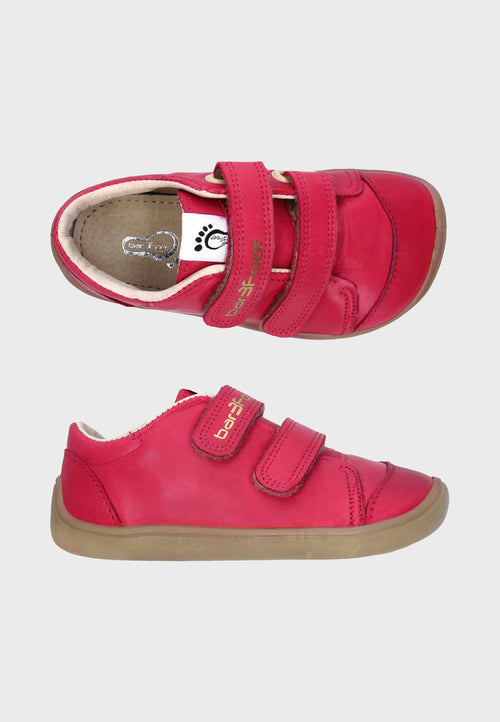 3F BAR3FOOT Sneakers Elf Step - Læder - Pink/Raspberry