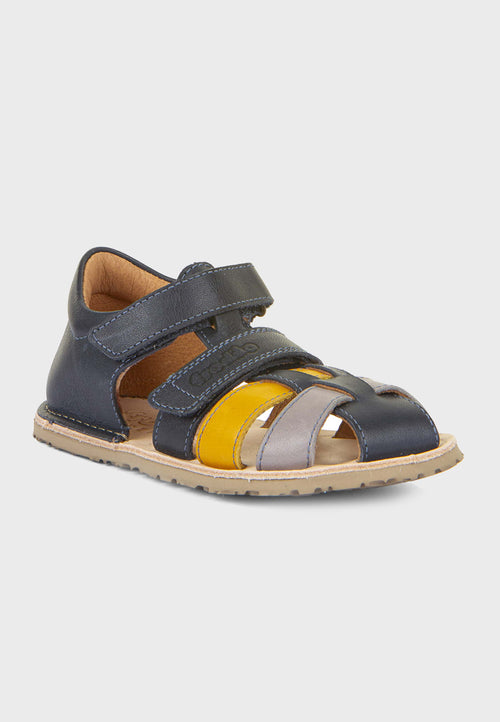 Froddo barefoot sandal Flexy F - Læder - Mørkeblå/multifarve