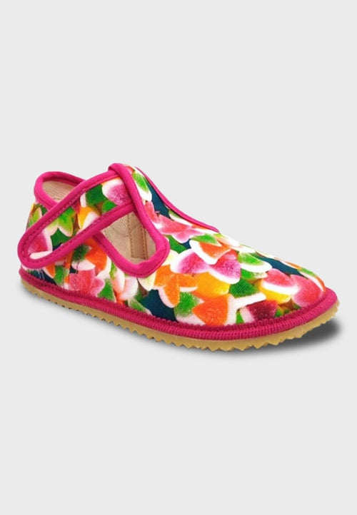 Beda hjemmesko - Candy - Pink/orange/grøn multifarvet