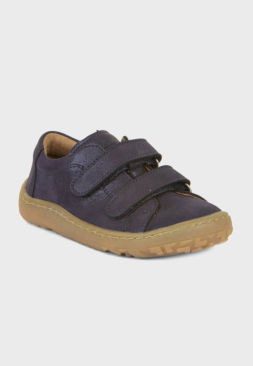 Froddo low-cut læder sneaker - Blå Glitter - Barfodssko