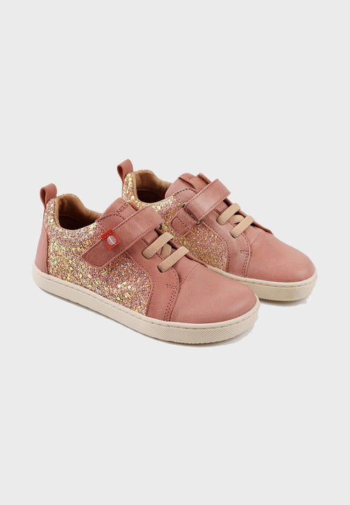Lang.S by Tikki - Ember læder sneaker - Pink Glitter