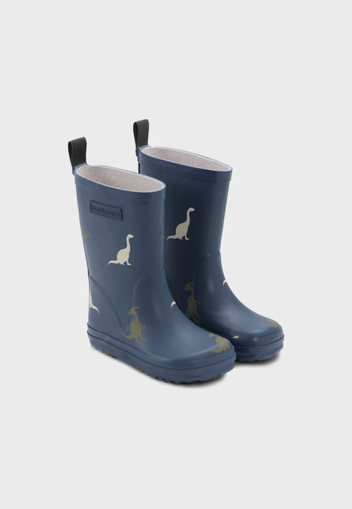 Bundgaard Gummistøvle Charly - Navy Dino