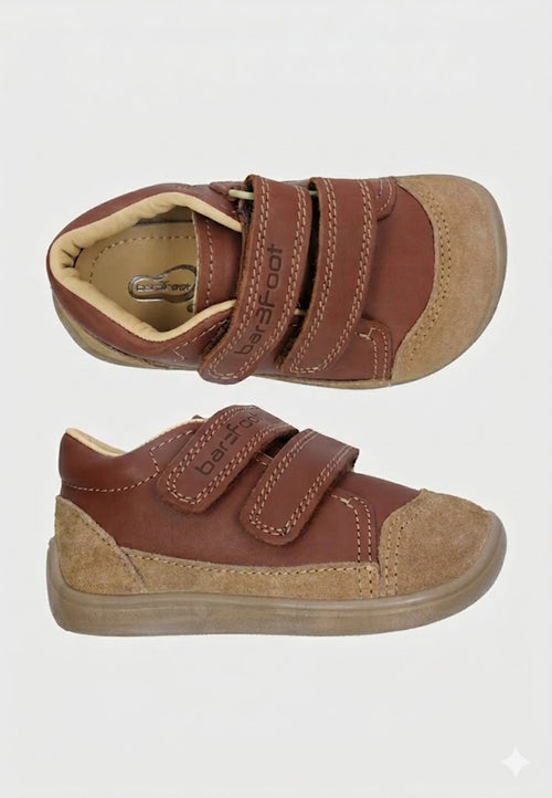 3F BAR3FOOT E-Step sneaker - Læder - Brun
