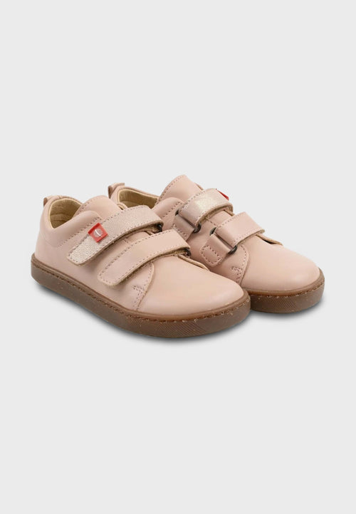Lang.S by Tikki Harlequin Glow læder sneaker - Lyserød Glitter