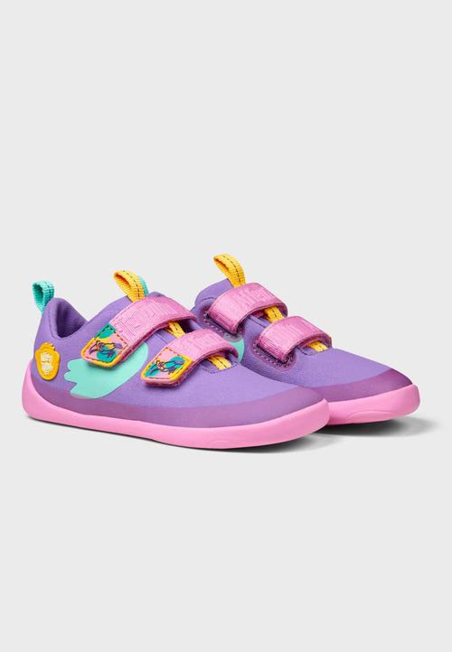 Affenzahn sneaker Cotton Creative Toucan - Vegansk - Lyserød, lilla, mint