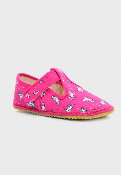 Beda hjemmesko - Unicorn - Pink/hvid