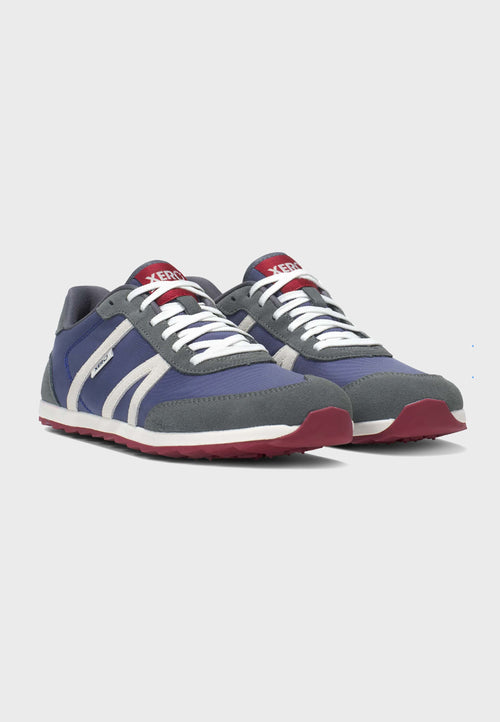 Xero Shoes Wynn retro sneaker - Unisex - Blå/grå/rød