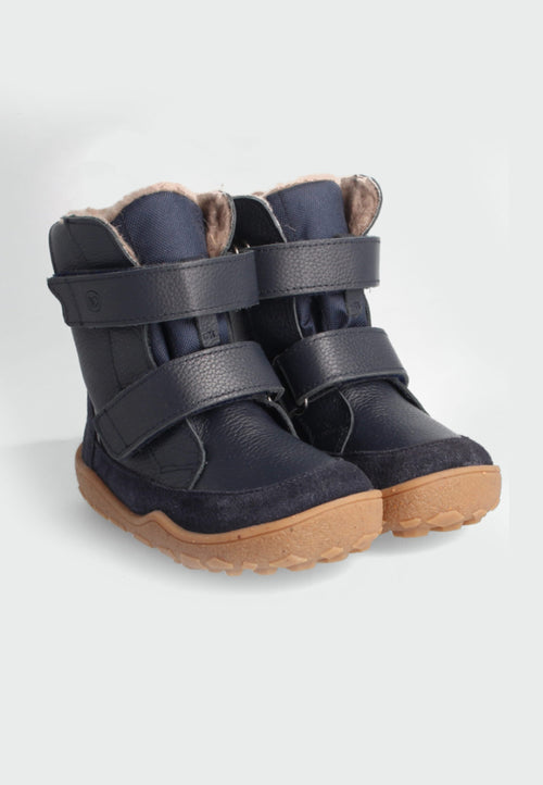 bLifestyle Pekari TEX Vinterstøvle - Læder & Uld - Navyblå