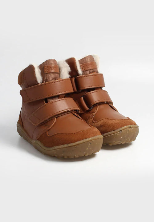 bLifestyle Gibbon TEX Vinterstøvle - Læder & Uld - Cognac