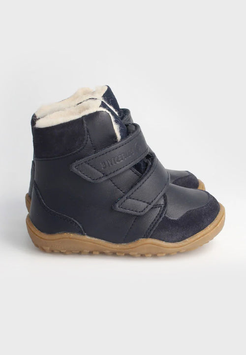 bLifestyle Gibbon TEX Vinterstøvle - Læder & Uld - Navyblå