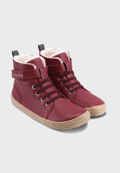 Be Lenka Kids vinterstøvle Winter - Dark Cherry - Bordeaux