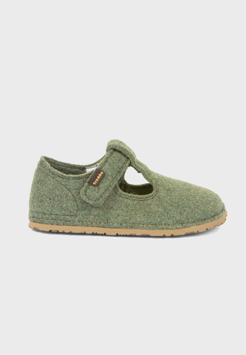 Froddo Flexy Wooly Slippers - Uld hjemmesko - Grøn