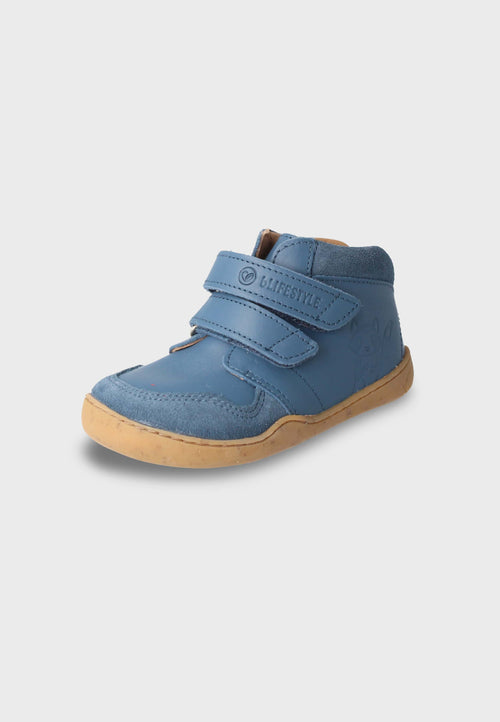 bLifestyle Raccoon mid-cut sneaker - Læder - Blå
