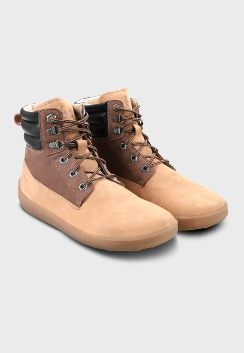 Be Lenka Nevada Neo all-year - Sand & Dark Brown - Barfodsstøvle