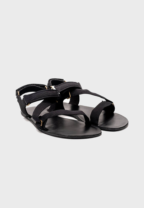 Be Lenka Flexi sandaler - Tekstil - Sort