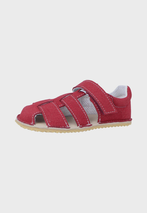 Jonap Zula Sandal - Burgundy - Syntetisk/Vegansk - Barfodssandal