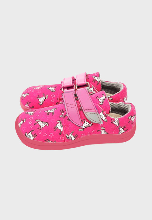 Beda low-cut Sneaker - Unicorn - Tekstil - Barfodssko